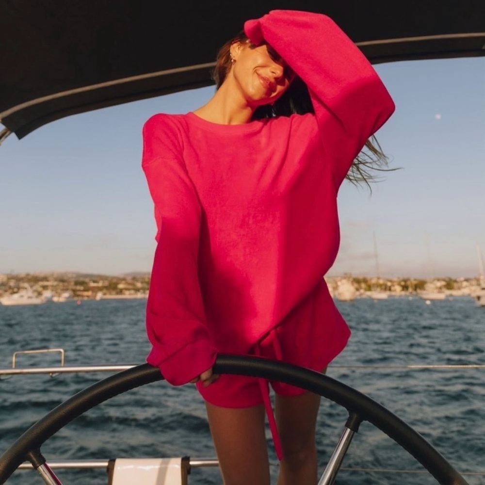 Daily Drills Hot Pink Sweatshirt
